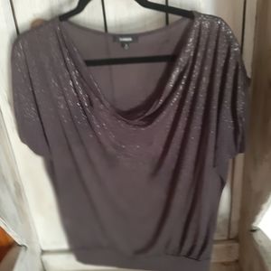 Express cotton shirt.  Very light and soft material with shiny gems